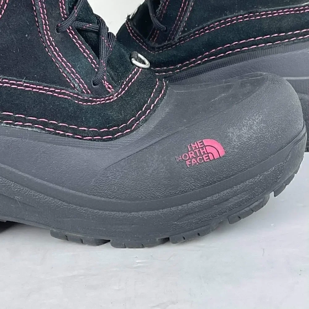 The north face girls shellista lace novelty Winter  black multicolored boot sz 6